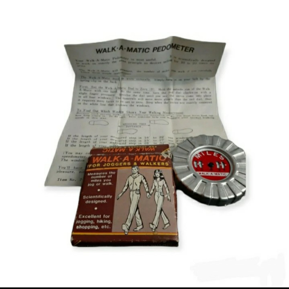 Vintage walk o meter with box & instructions included